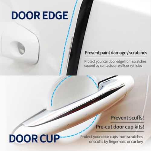 Door Edge Guard & Door Cup PPF- Action Tint